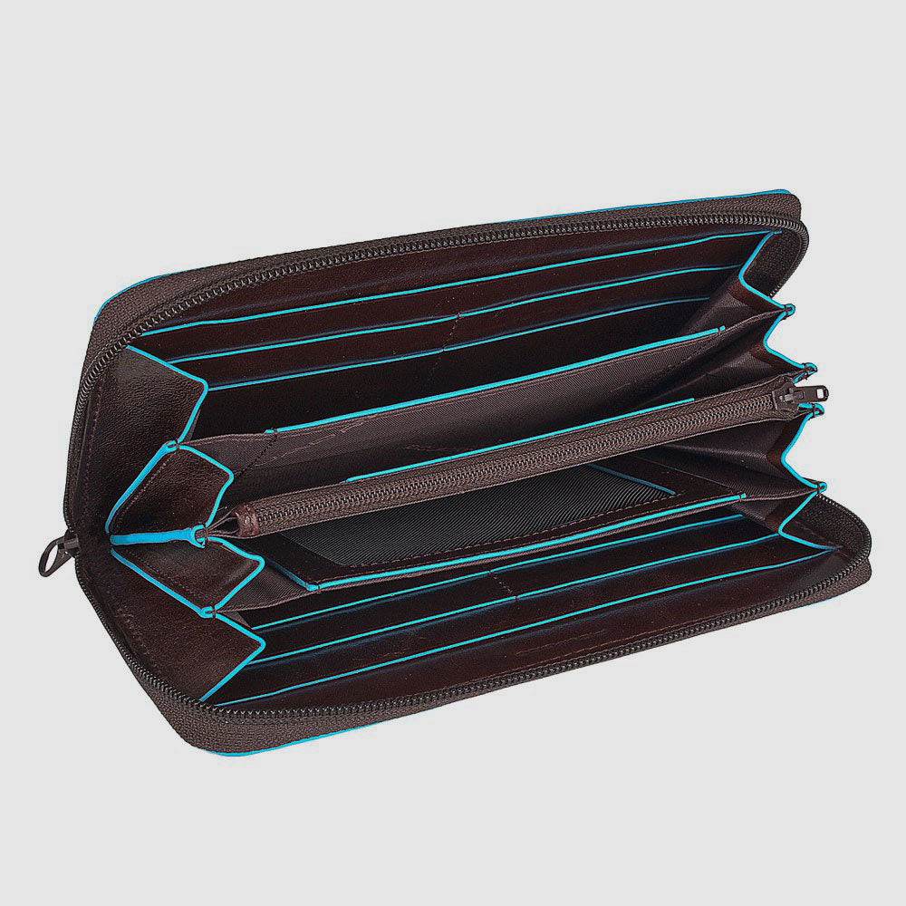 Portafogli donna grande zip-around