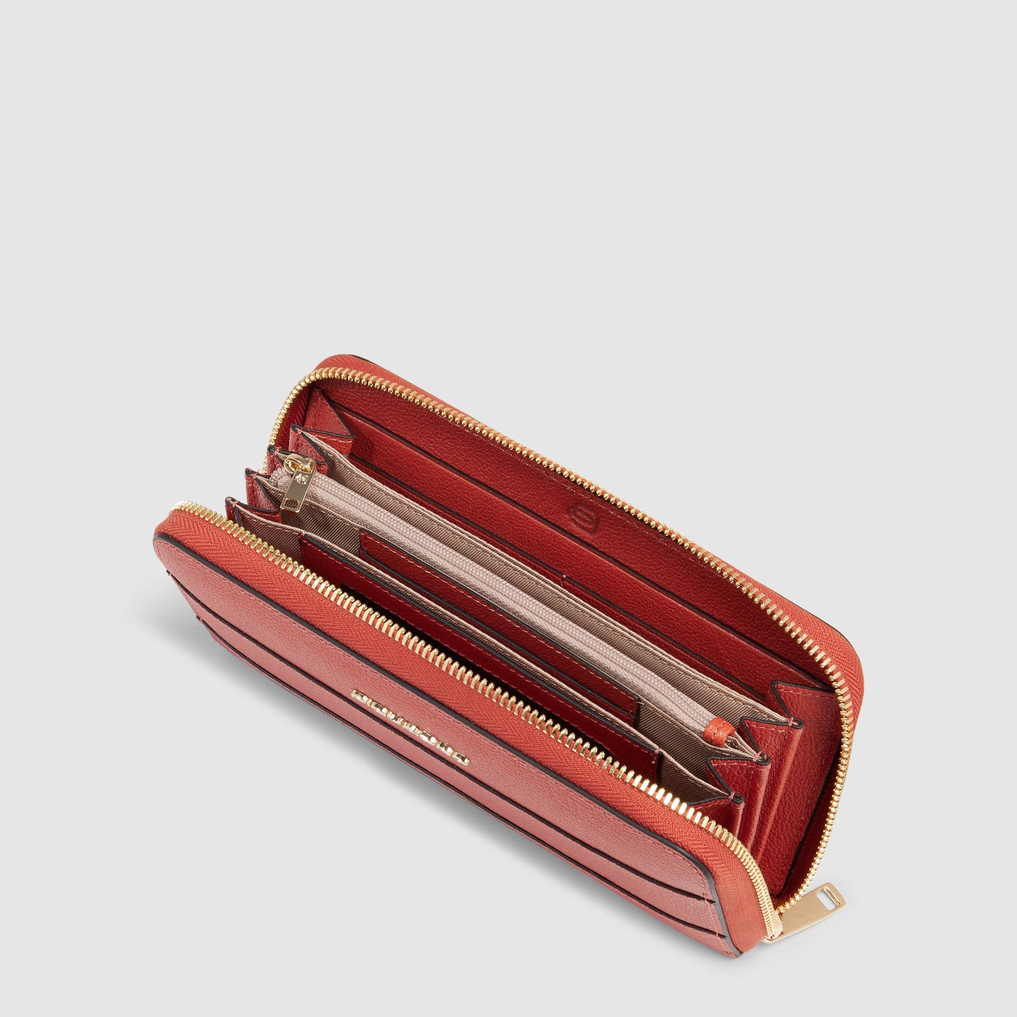 Zip-around women’s wallet with four dividers - 4