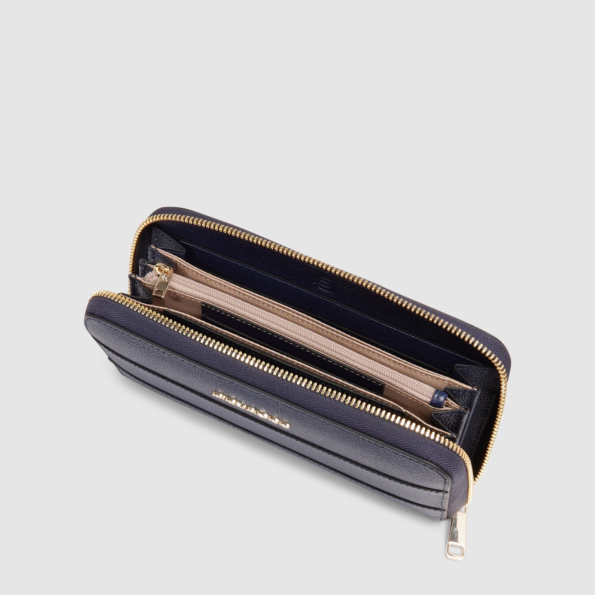 Grand portefeuille femme zippé avec 4 soufflets - 4