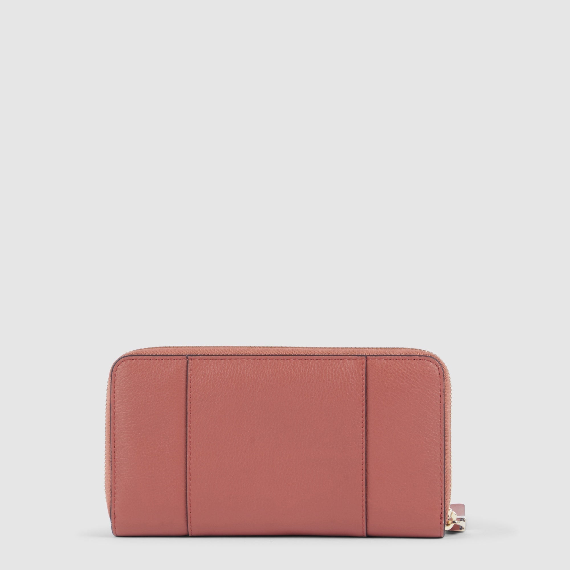 Zip-around women’s wallet with four dividers