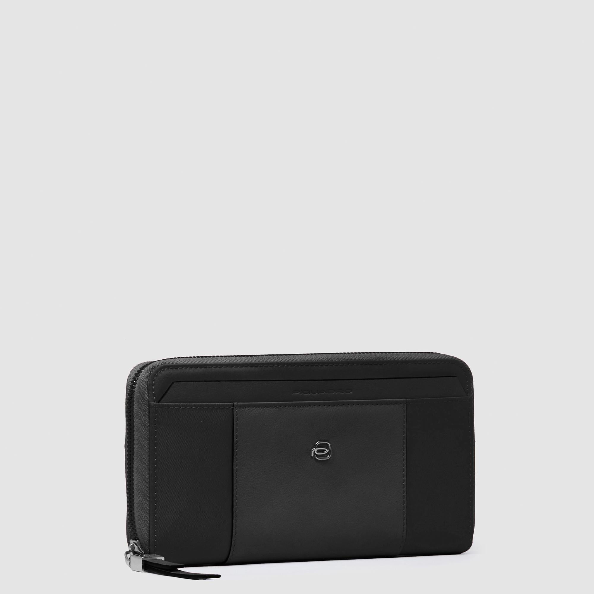 Zip-around women’s wallet with four dividers - 17