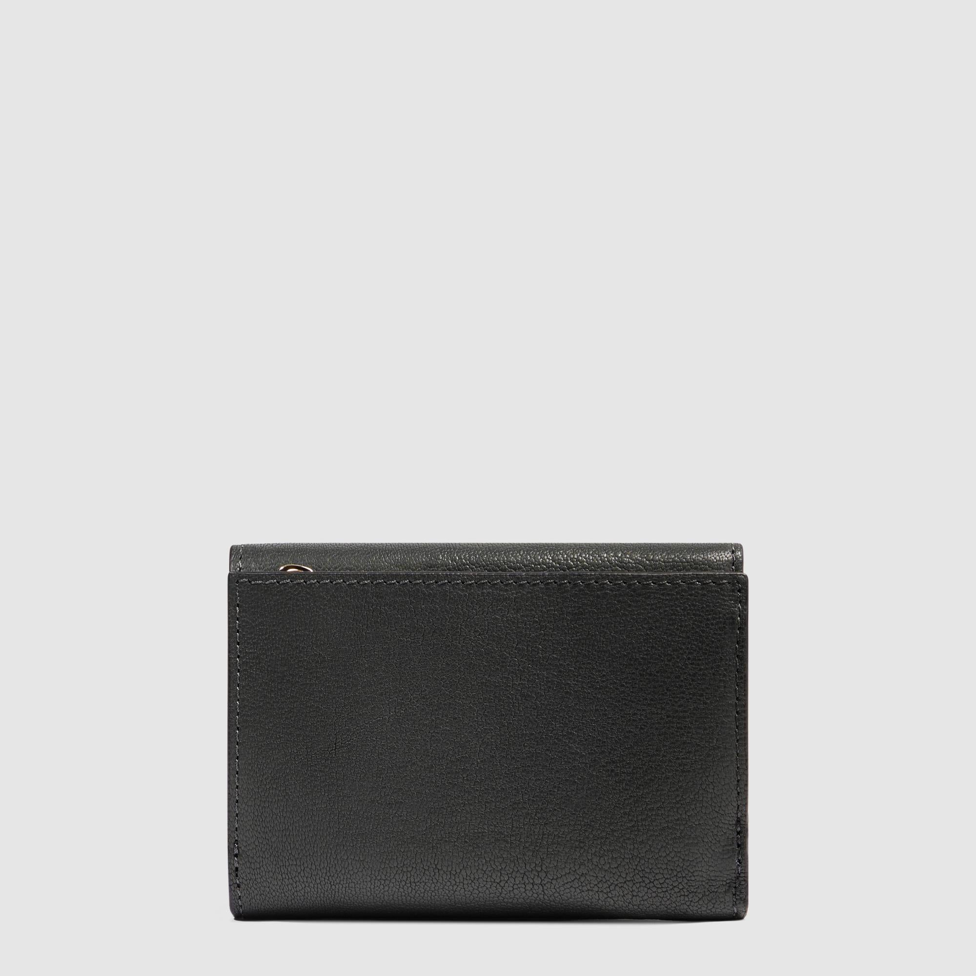 Portefeuille à trois volets femme, petit format - 3