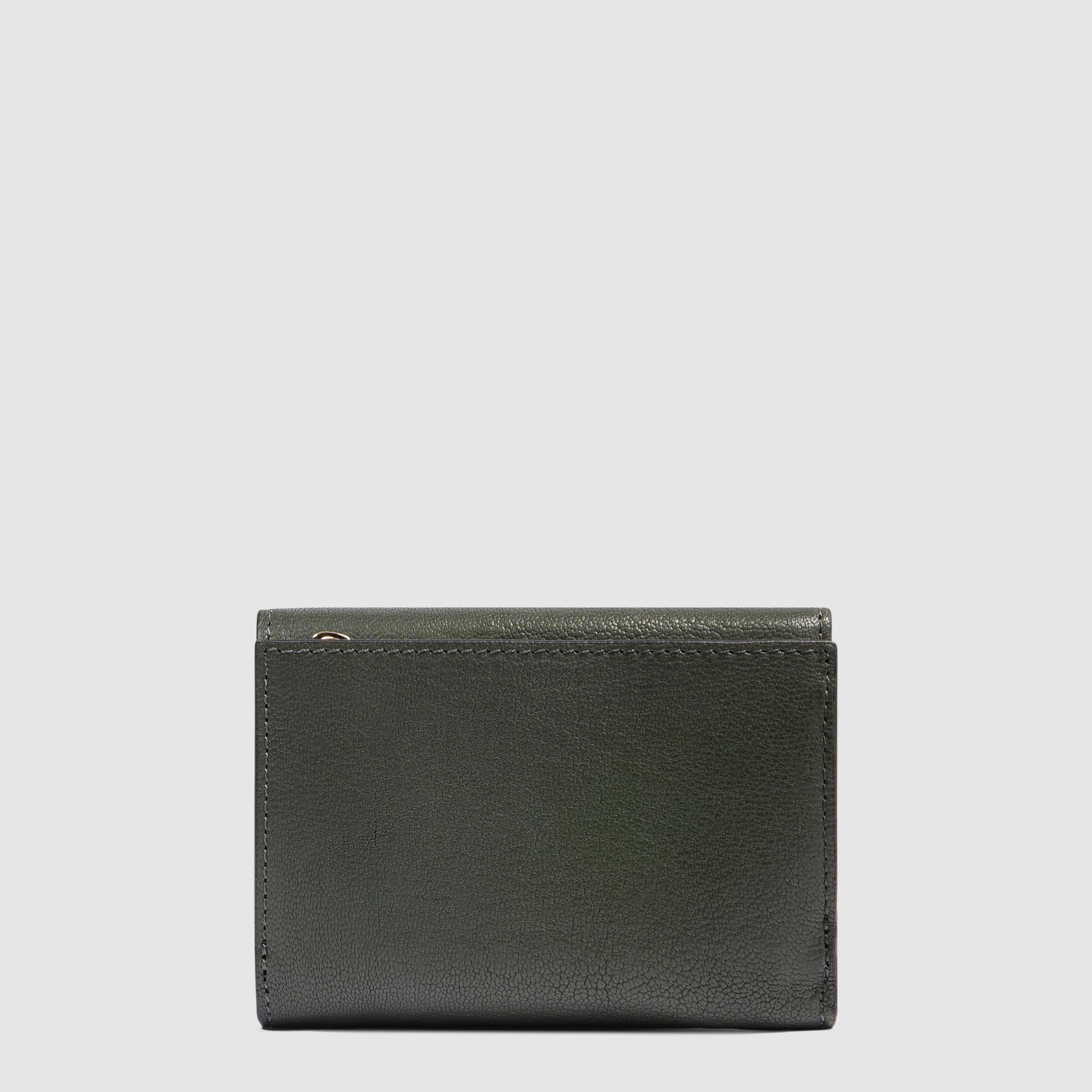 Portefeuille à trois volets femme, petit format - 3