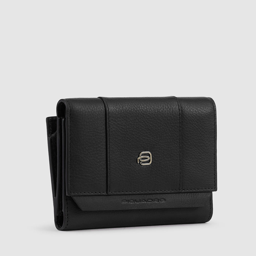 Portefeuille à trois volets femme, petit format - 2