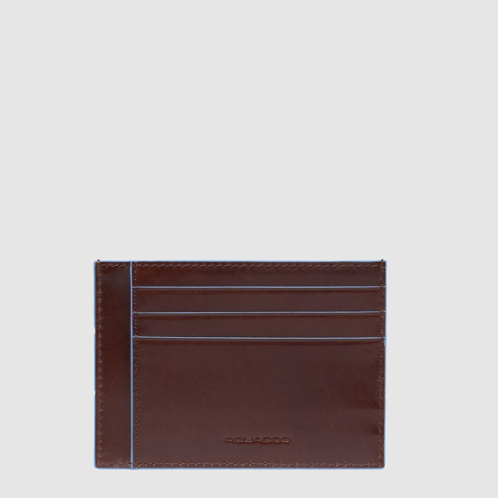 Leather men's slim credit card holder - 3