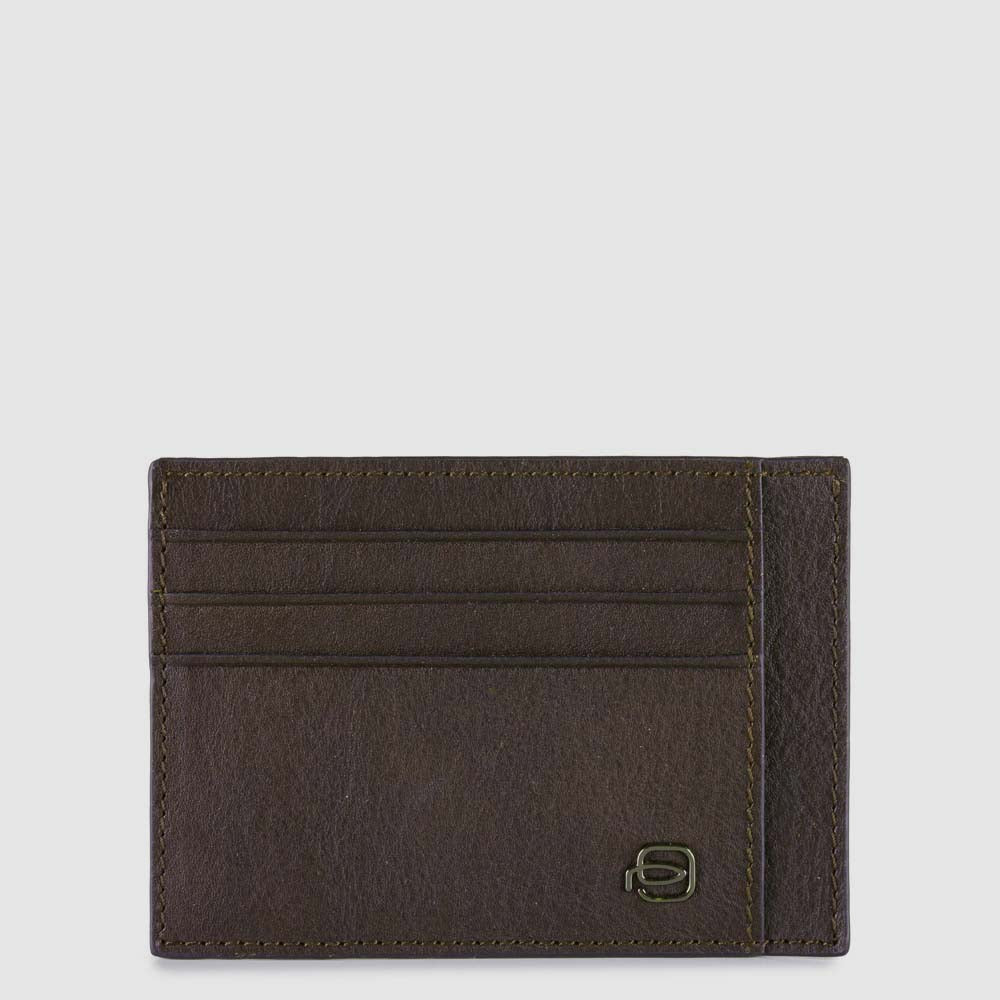 Leather men's slim card holder pouch - 10