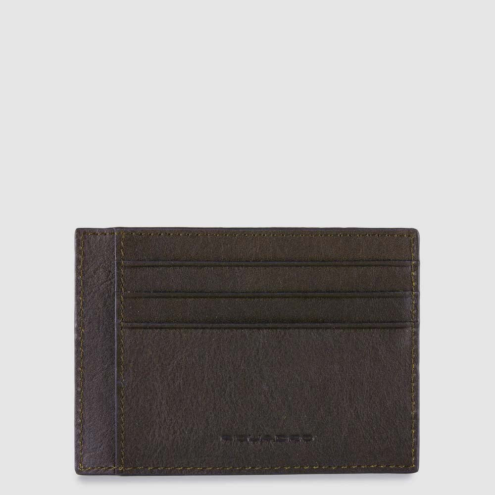 Leather men's slim card holder pouch - 2