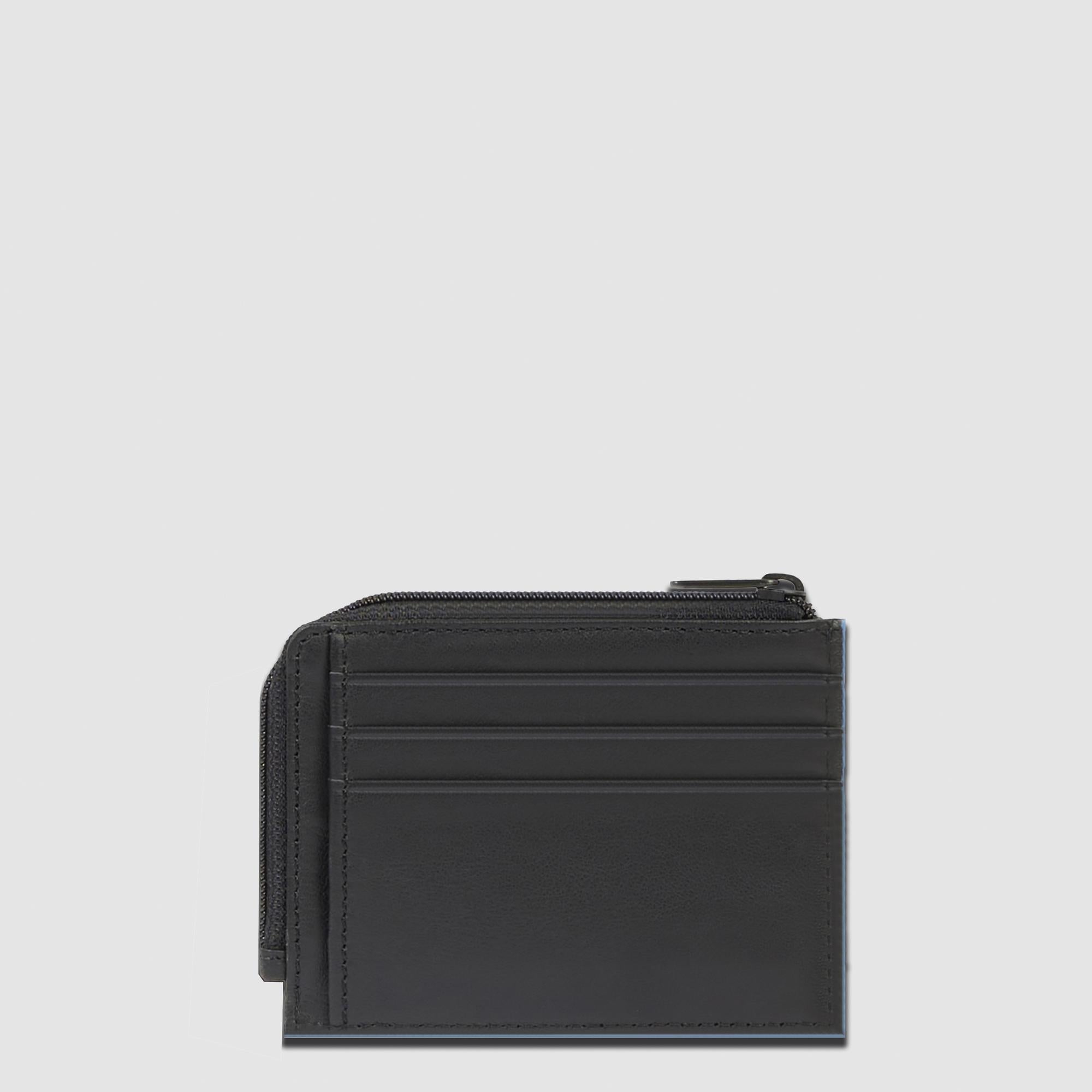 Zipped coin purse with document holder - 2