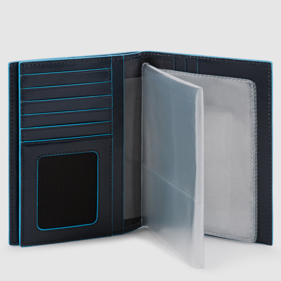 Passport holder with document sleeve, credit - 2