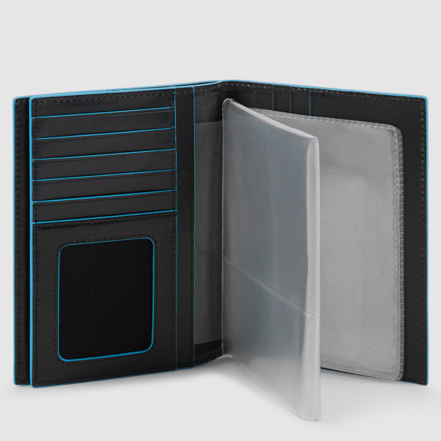 Passport holder with document sleeve, credit - 2