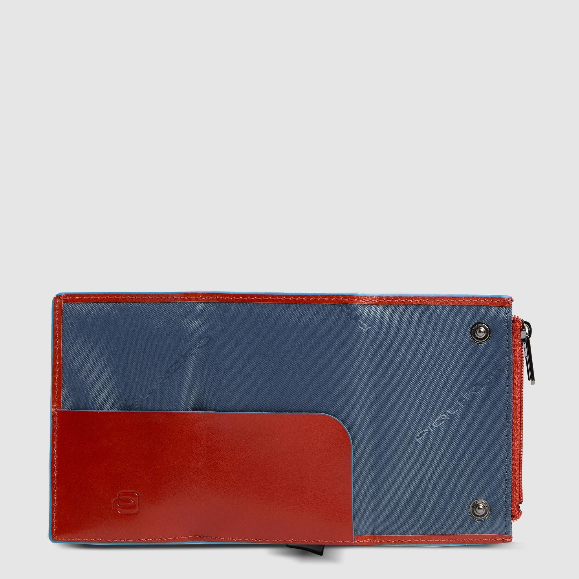 Pop-up wallet with money pocket