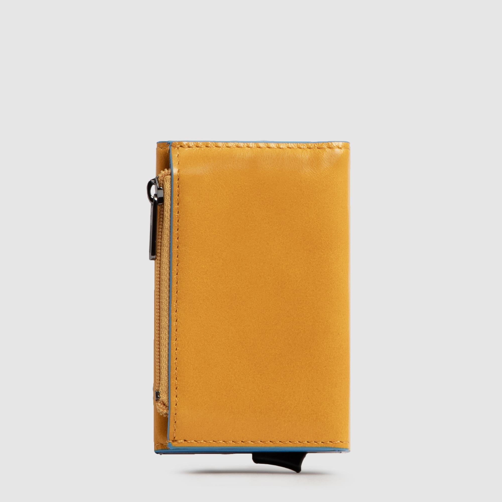 Portefeuille compact pop-up avec porte-monnaie