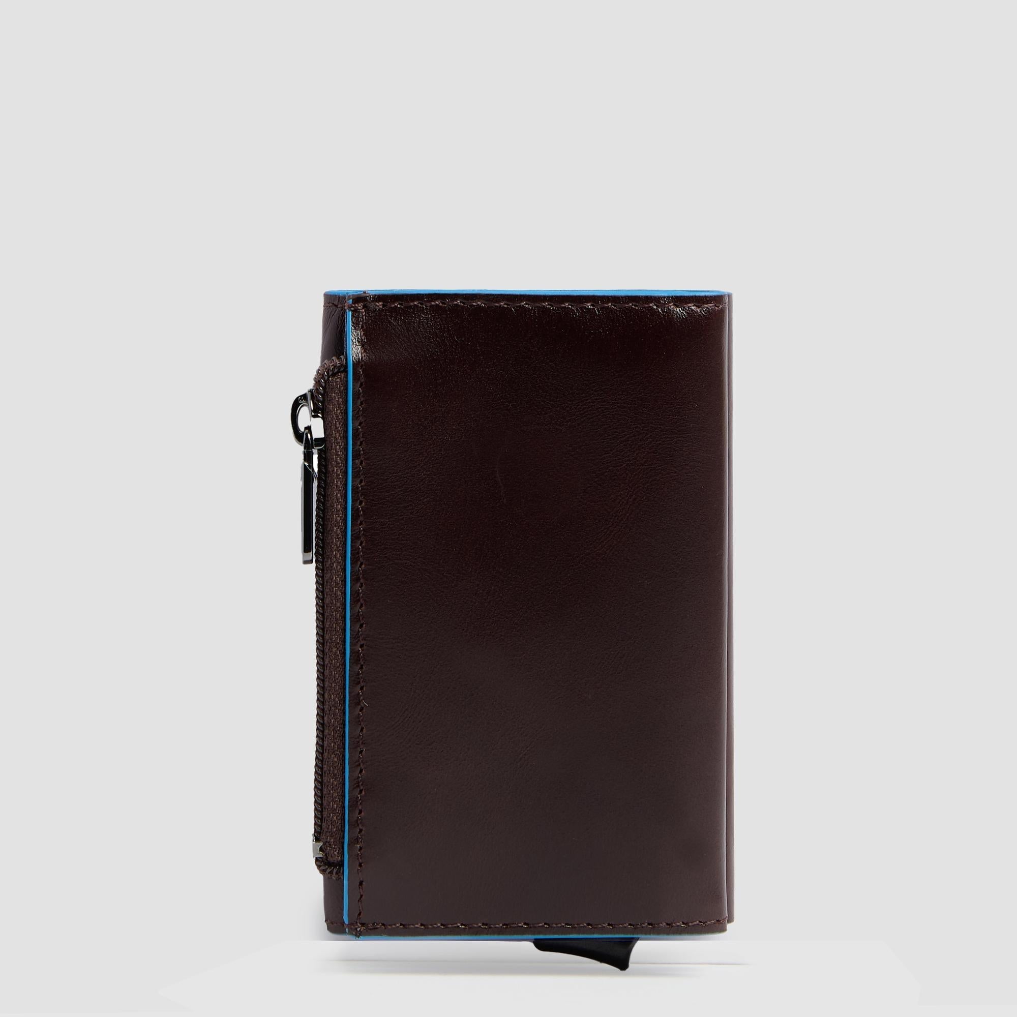 Portefeuille compact pop-up avec porte-monnaie