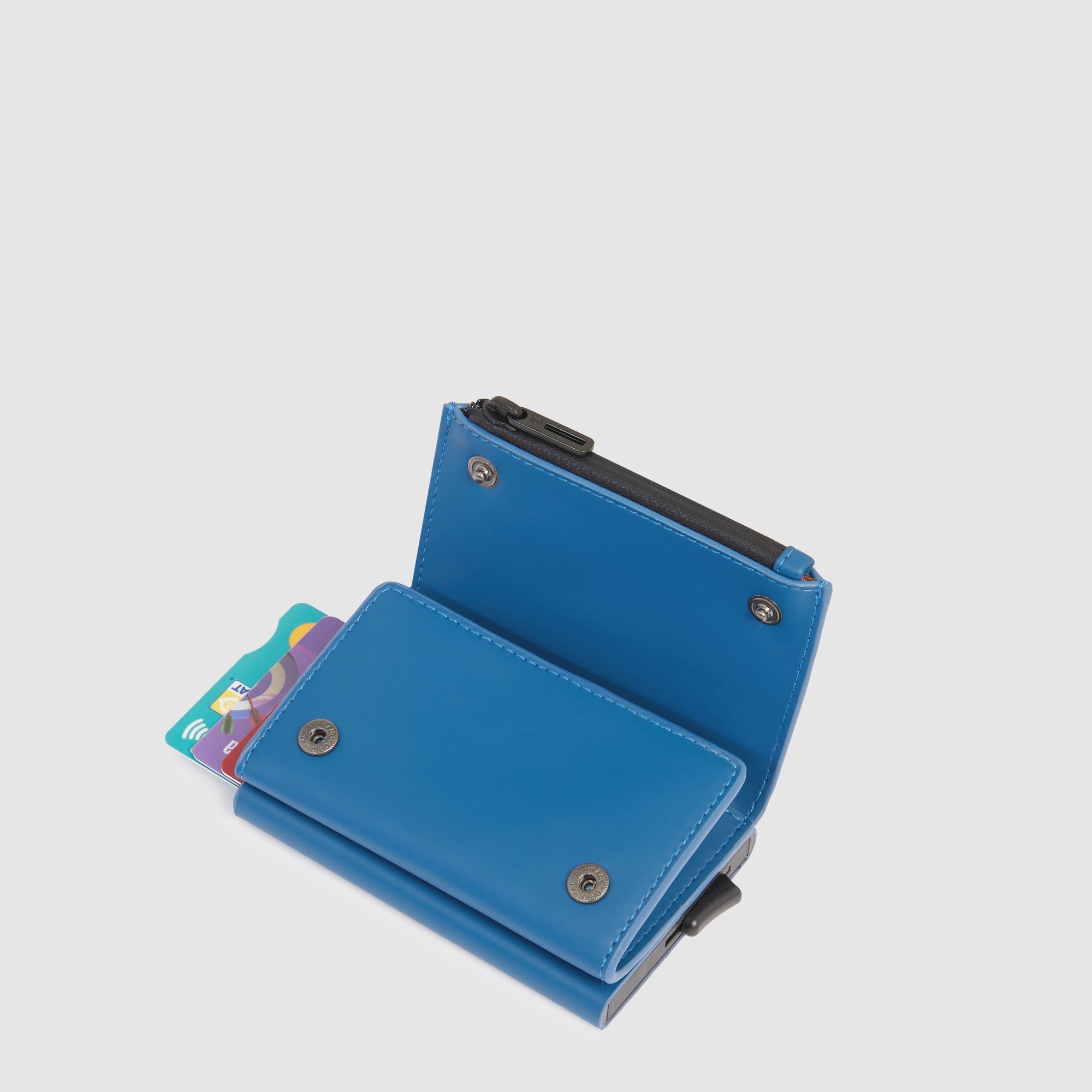 Pop-up wallet with money pocket