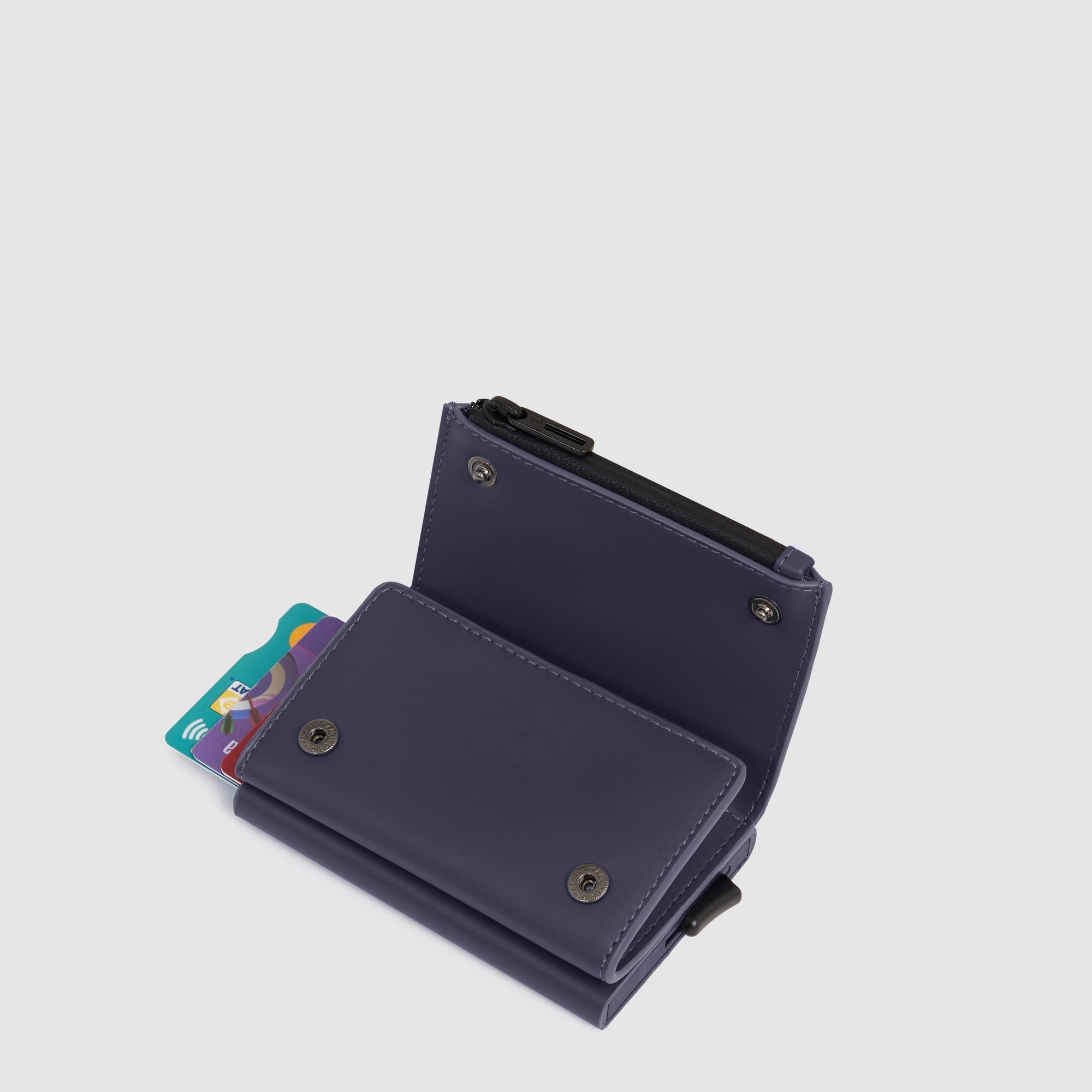 Pop-up wallet with money pocket