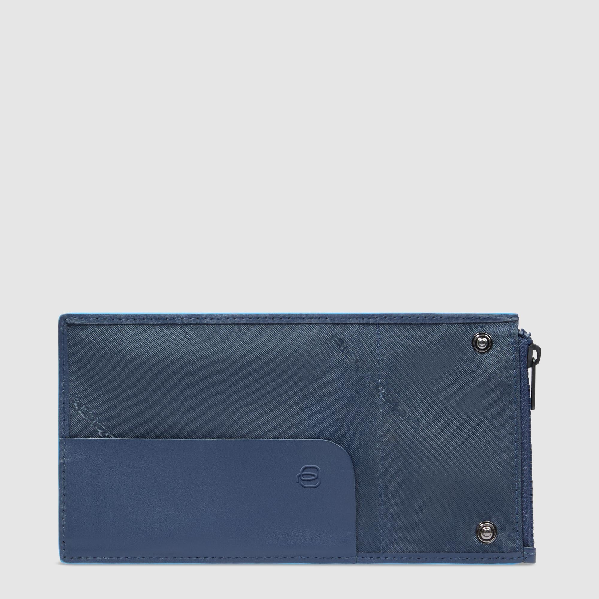 Pop-up wallet with money pocket