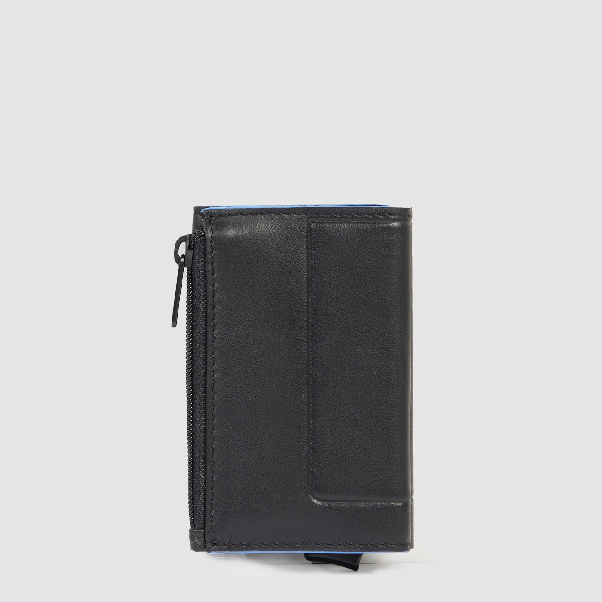 Pop-up wallet with money pocket