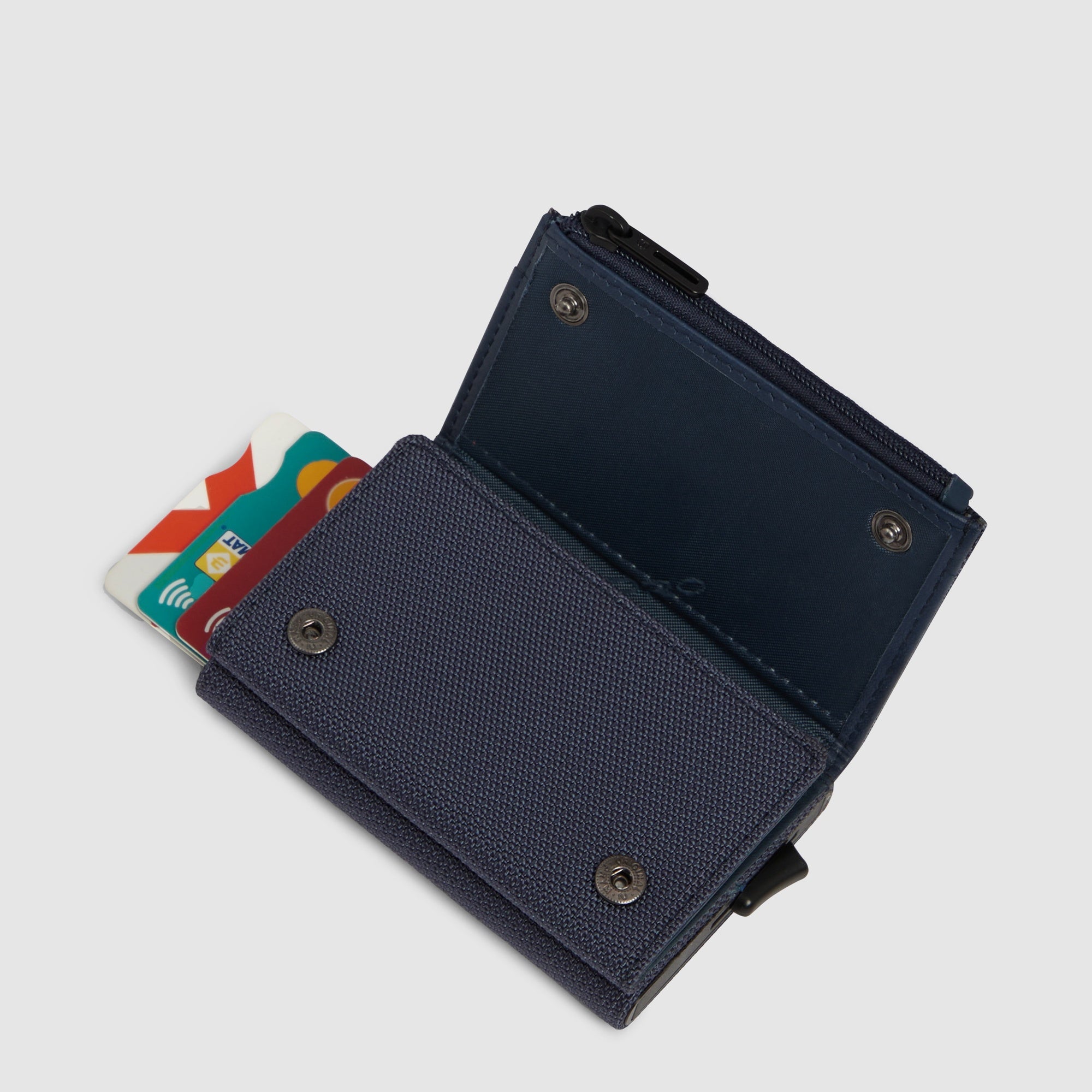 Pop-up wallet with money pocket
