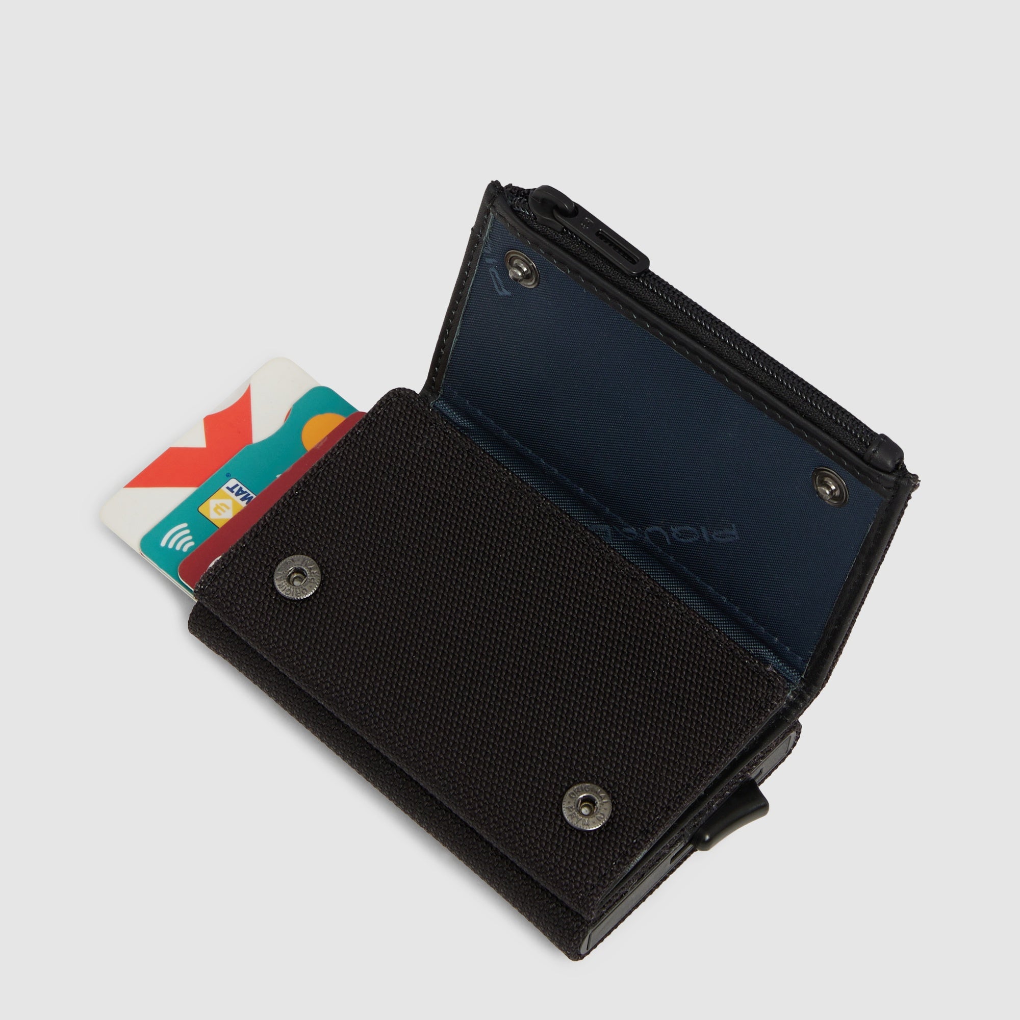 Pop-up wallet with money pocket
