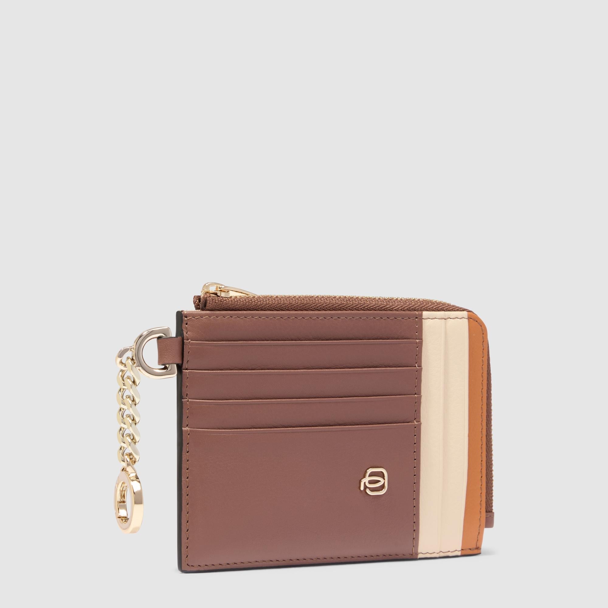 Women's card holder with keychain - 2