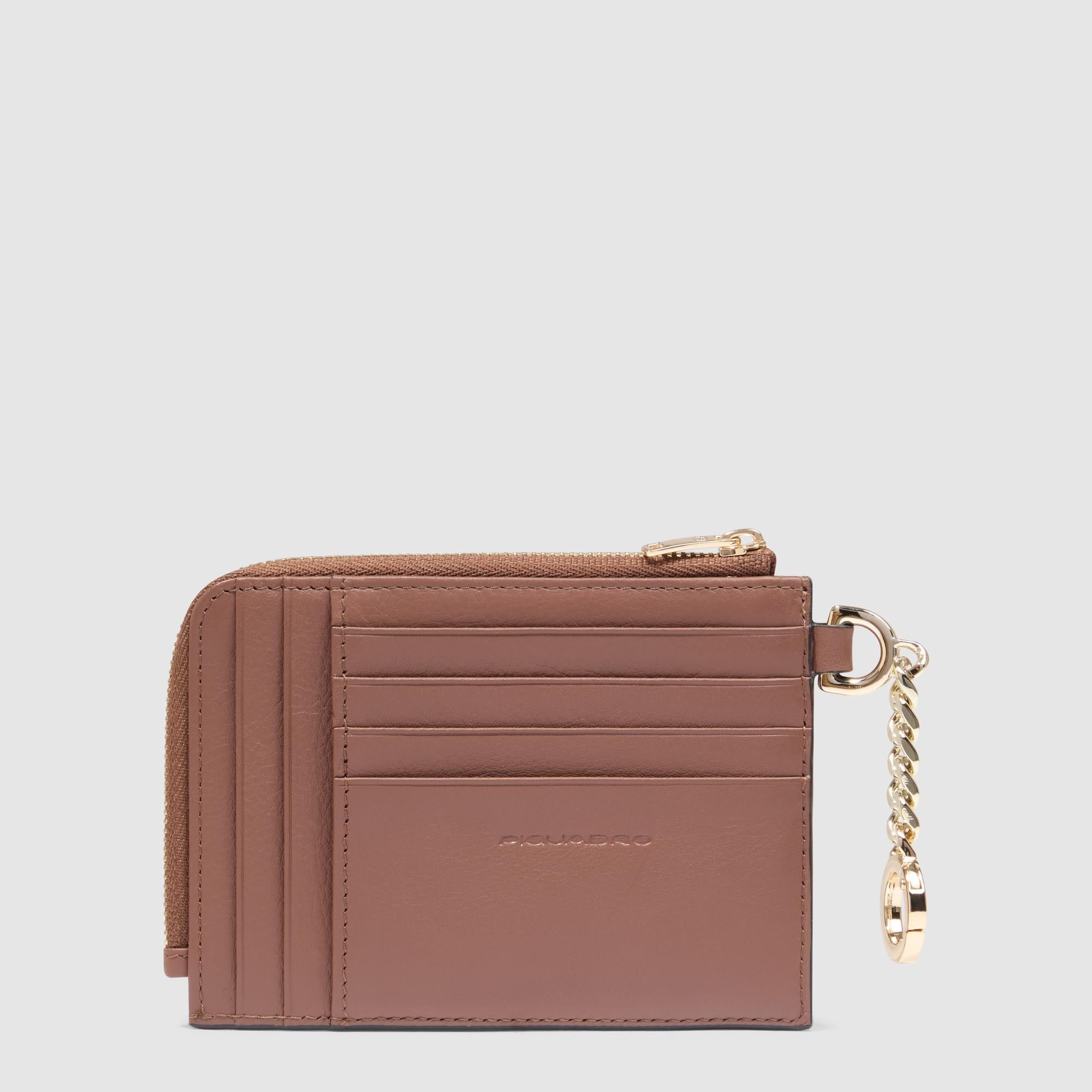 Women's card holder with keychain - 3