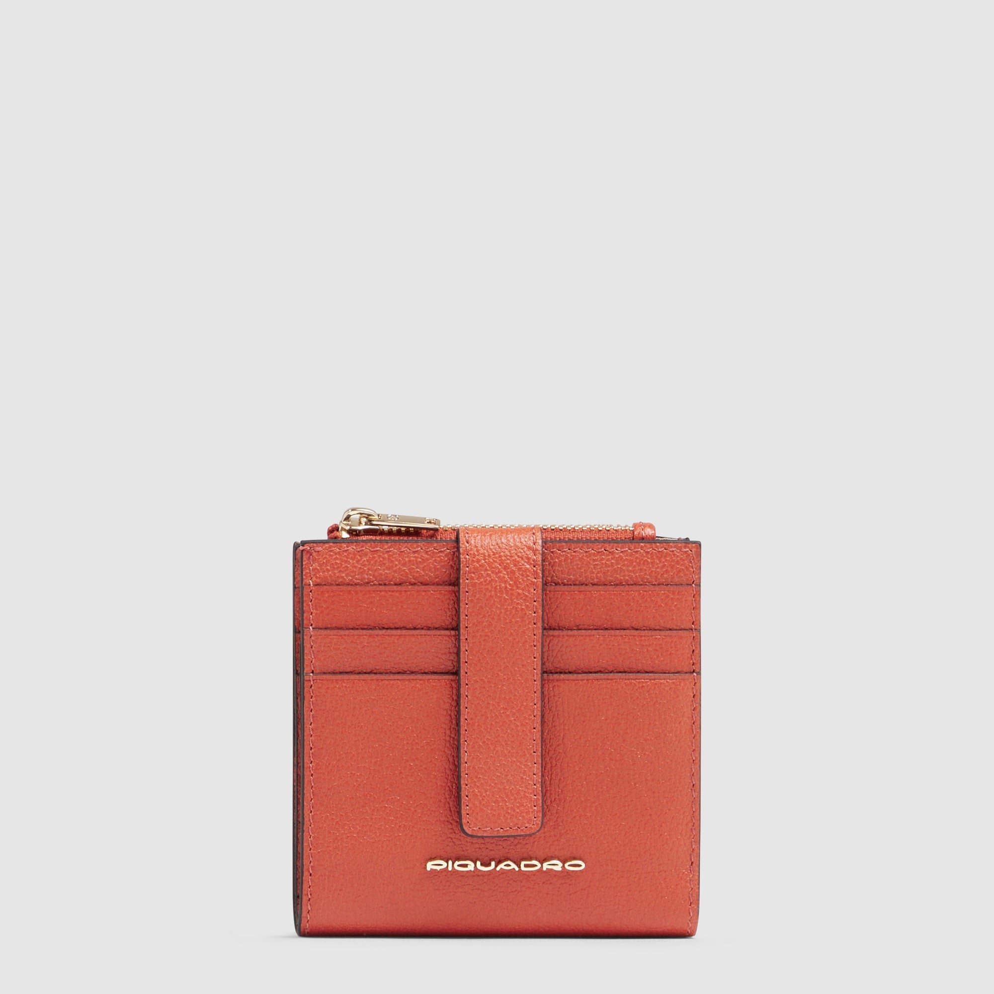 Women's cardholder with zipped money pocket