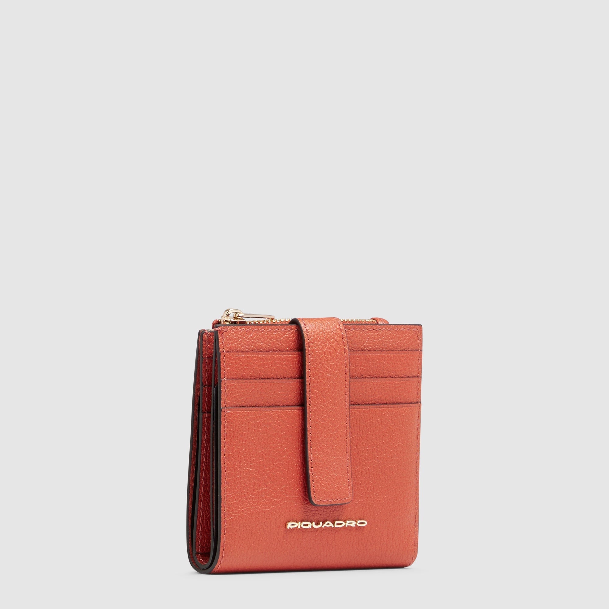 Women's cardholder with zipped money pocket