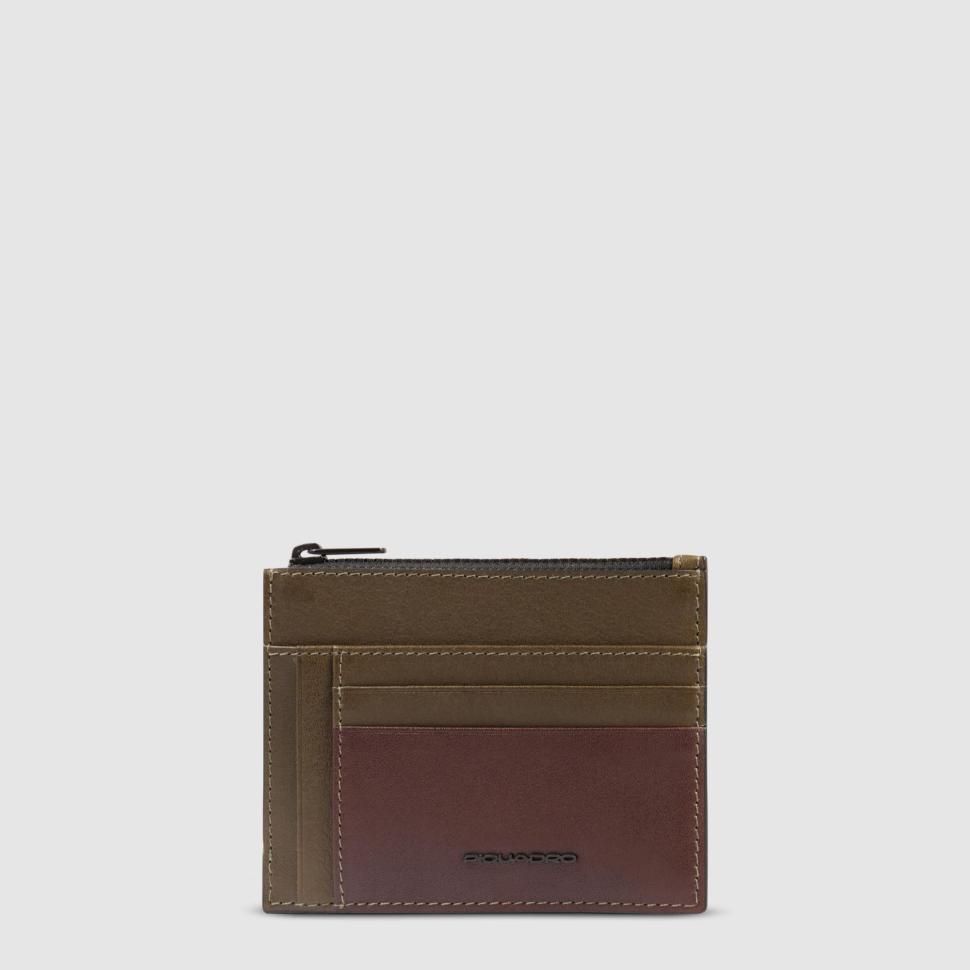 Women's cardholder with zipped money pocket - 1