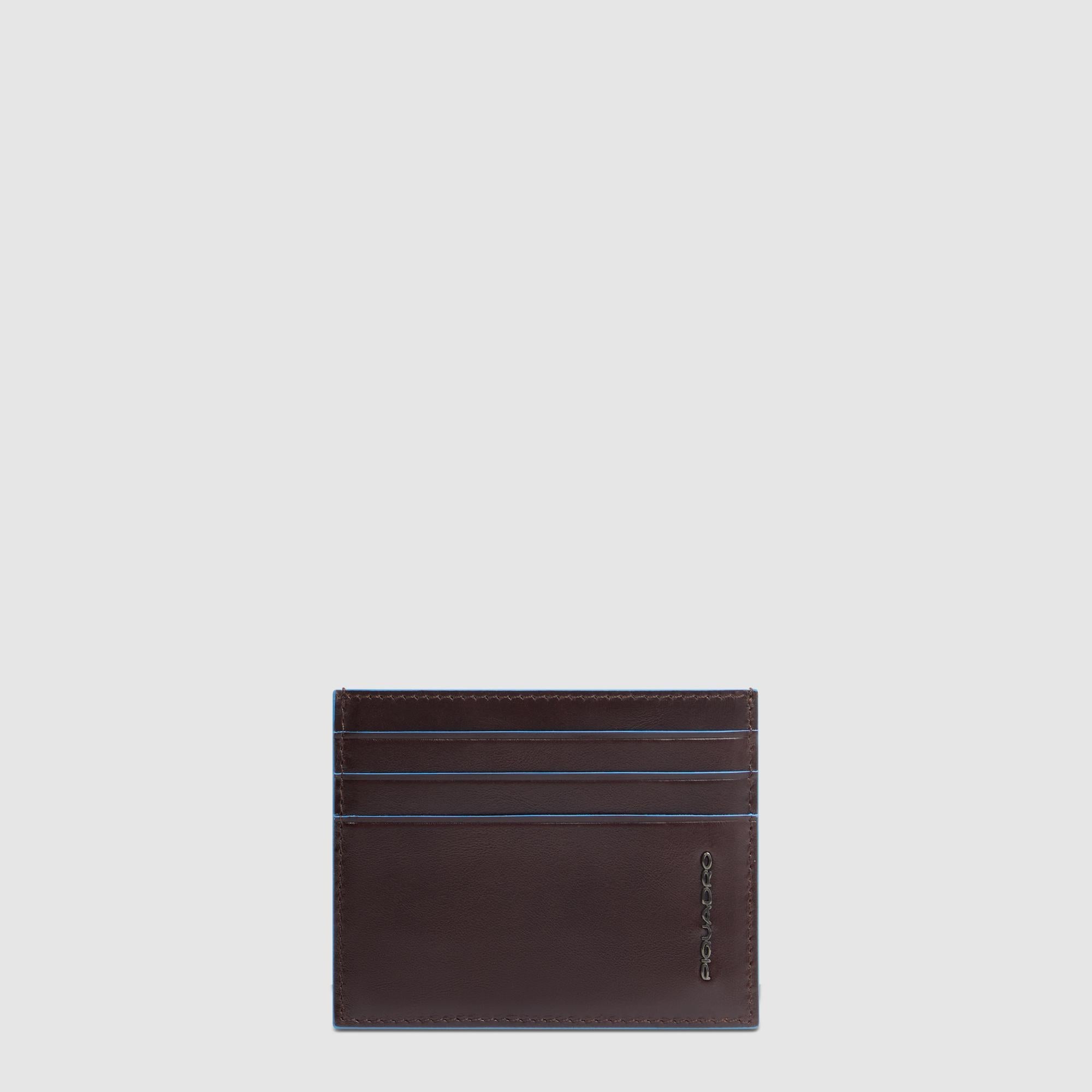 Porte-cartes de crédit homme mince en cuir - 1