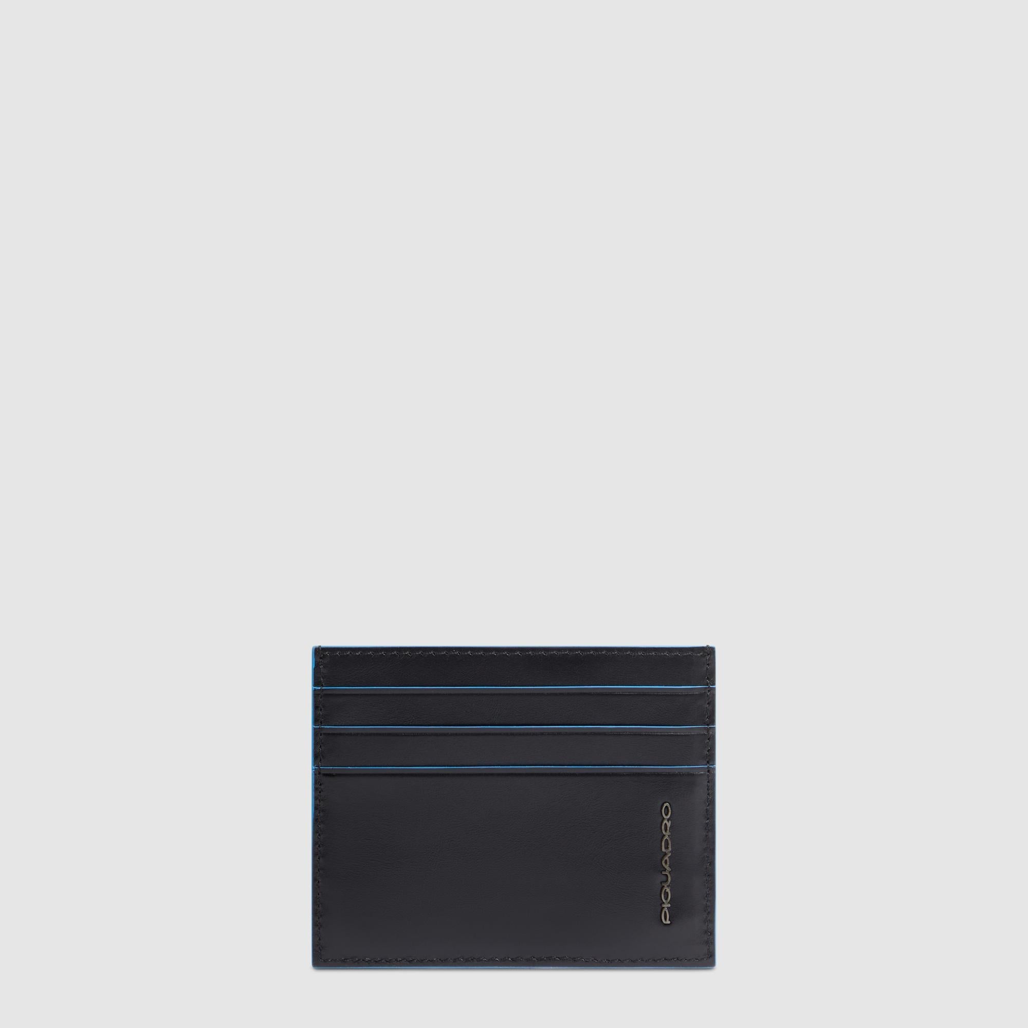 Leather men's slim credit card holder - 1
