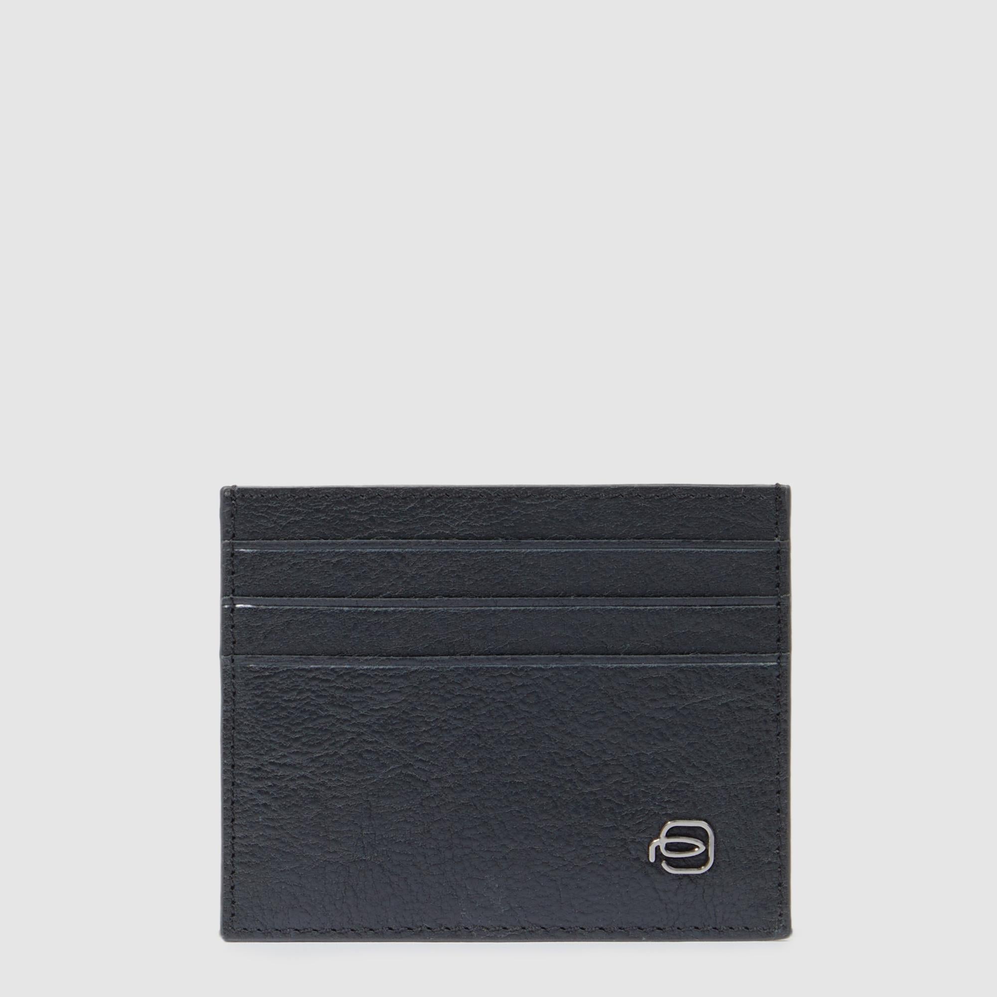 Leather men's slim credit card holder - 1