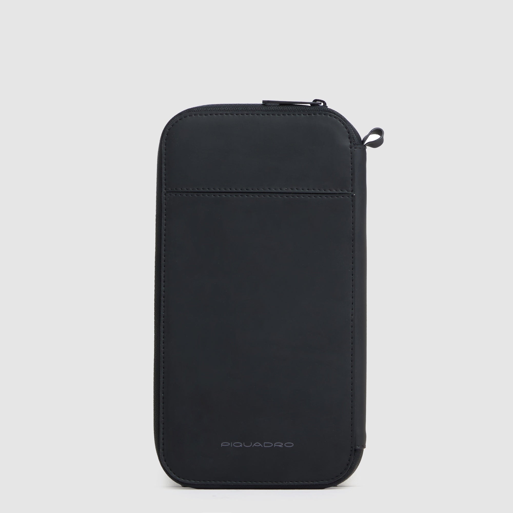 Zip-around passport holder "Piquadro x Ducati"