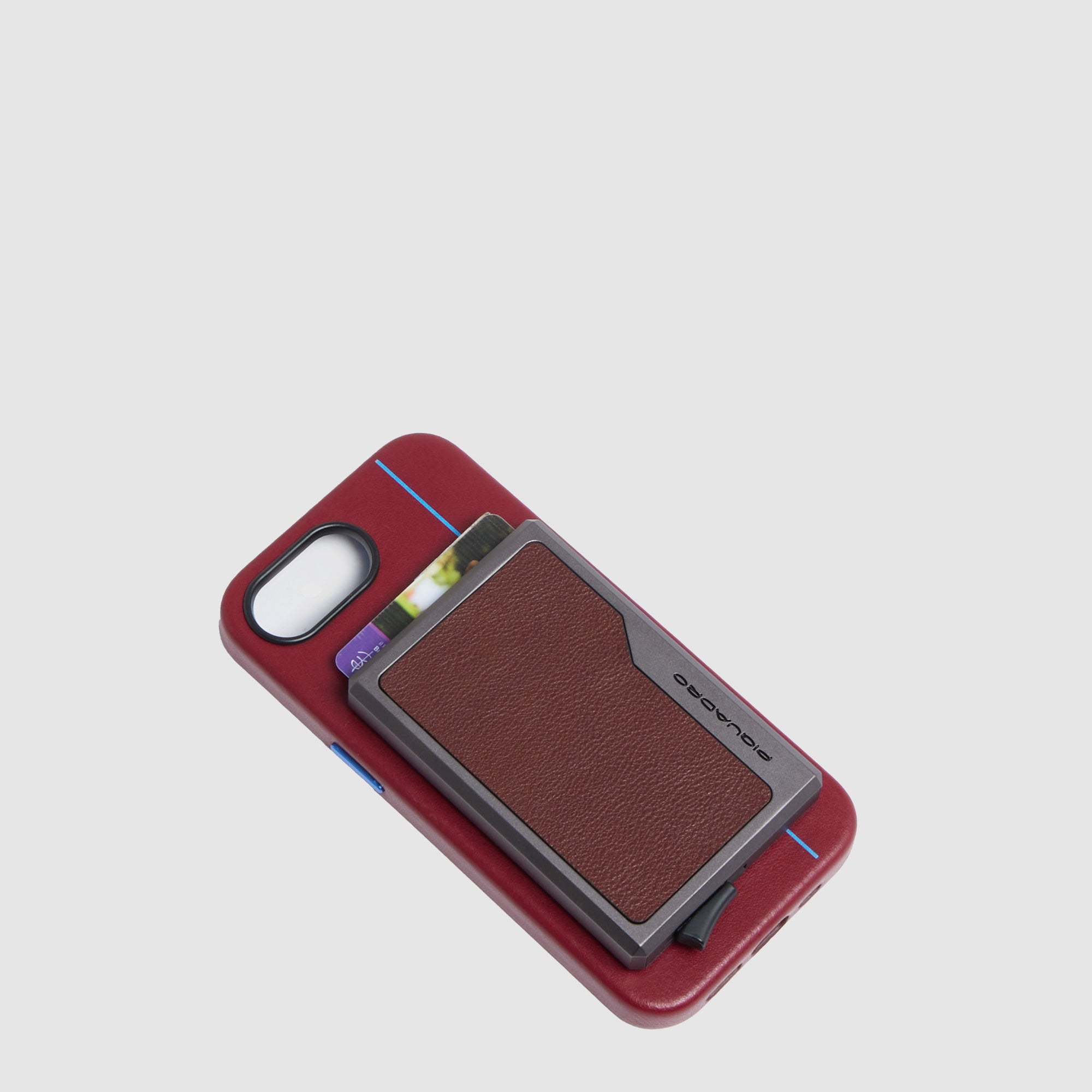 Portacarte di credito MagSafe in alluminio e pelle - 3