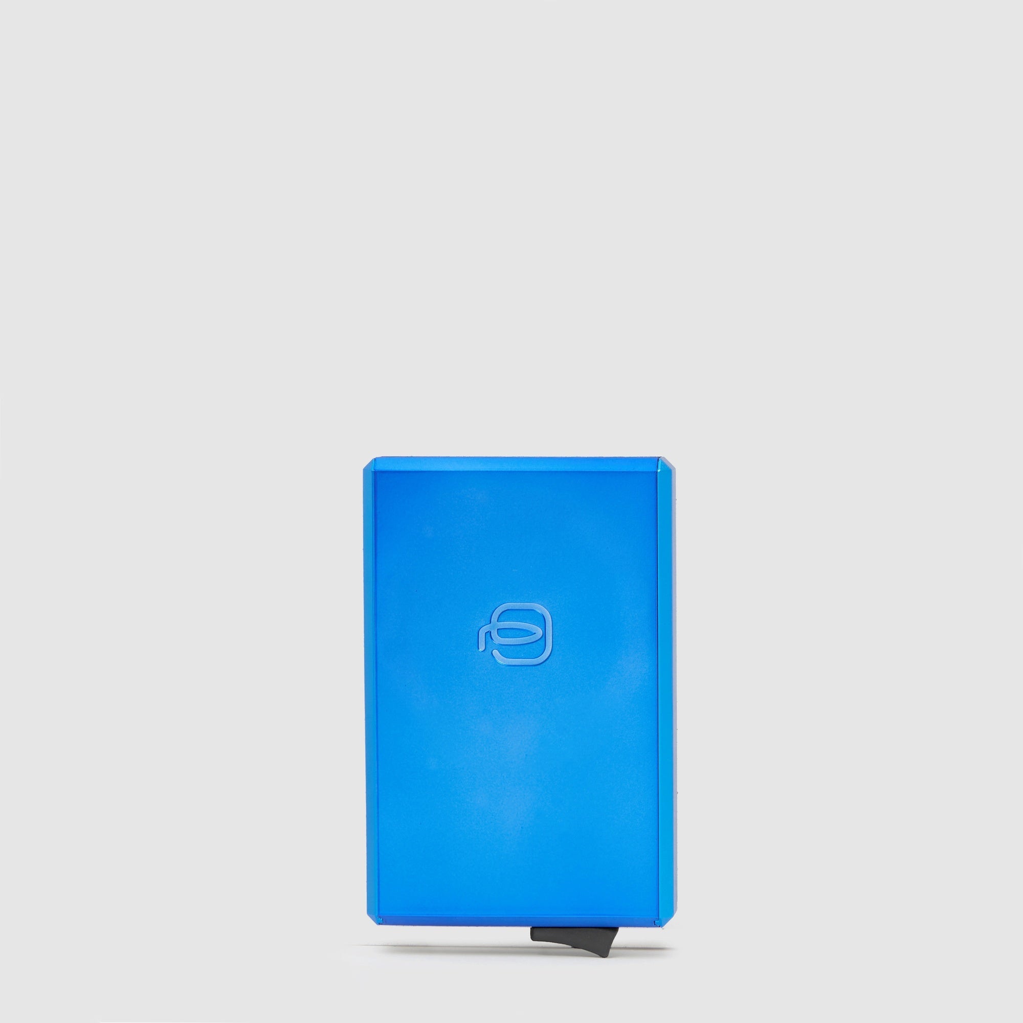 MagSafe pop-up card holder in aluminum and leather - 2