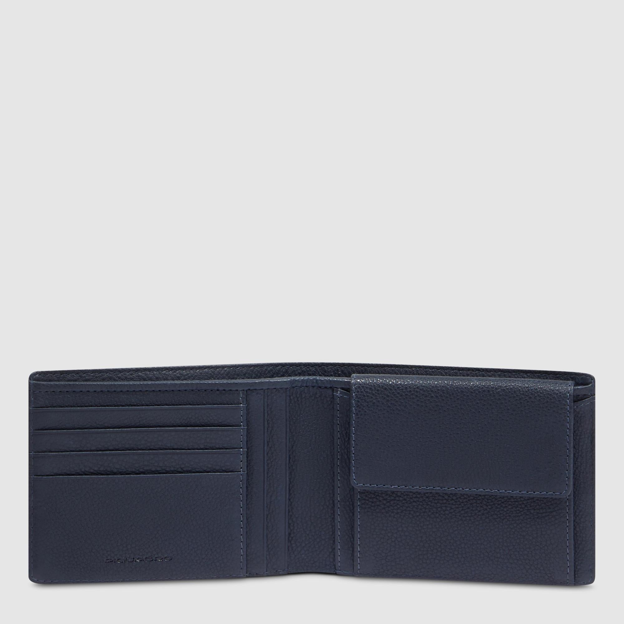 Men’s wallet with coin pocket