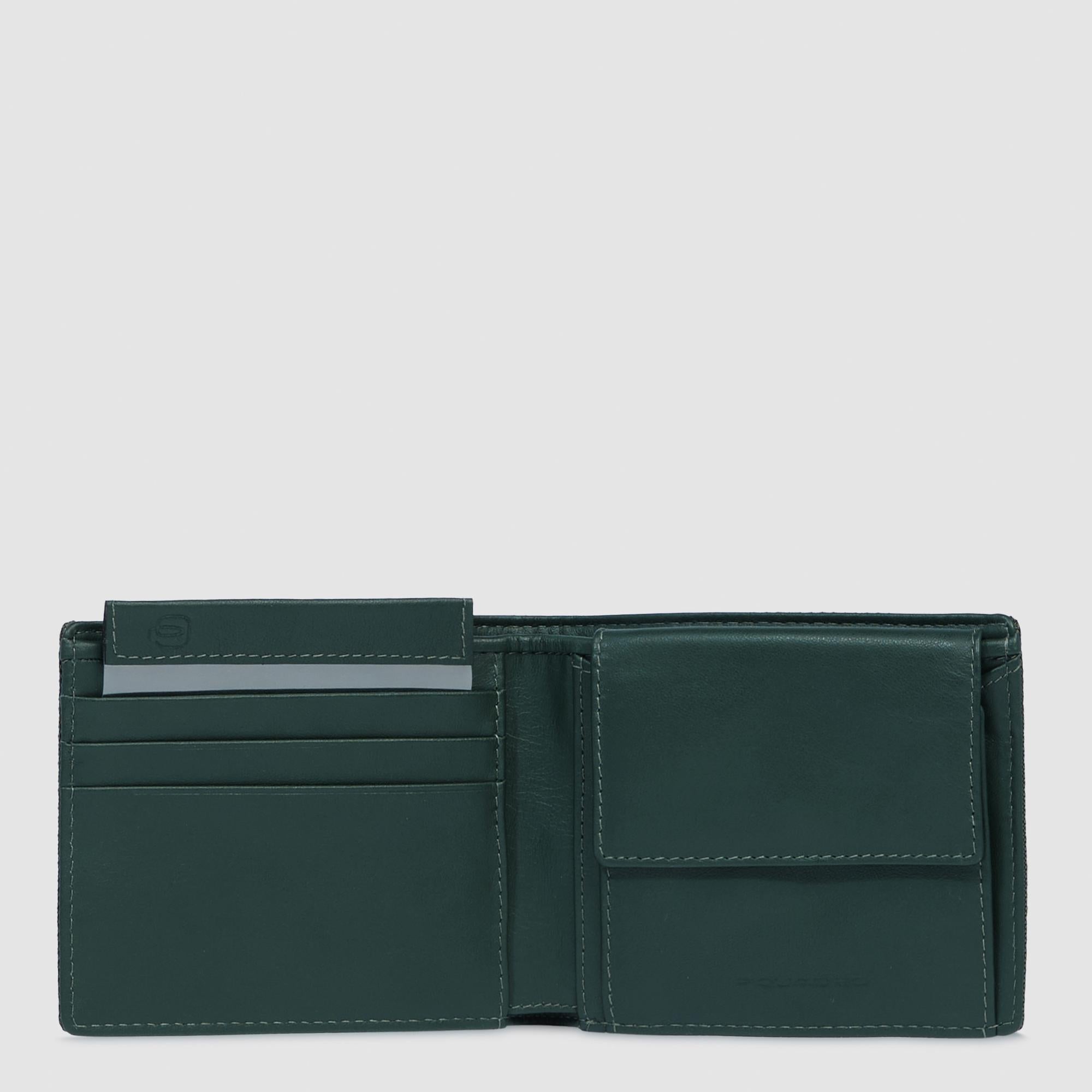 Men’s wallet with coin pocket