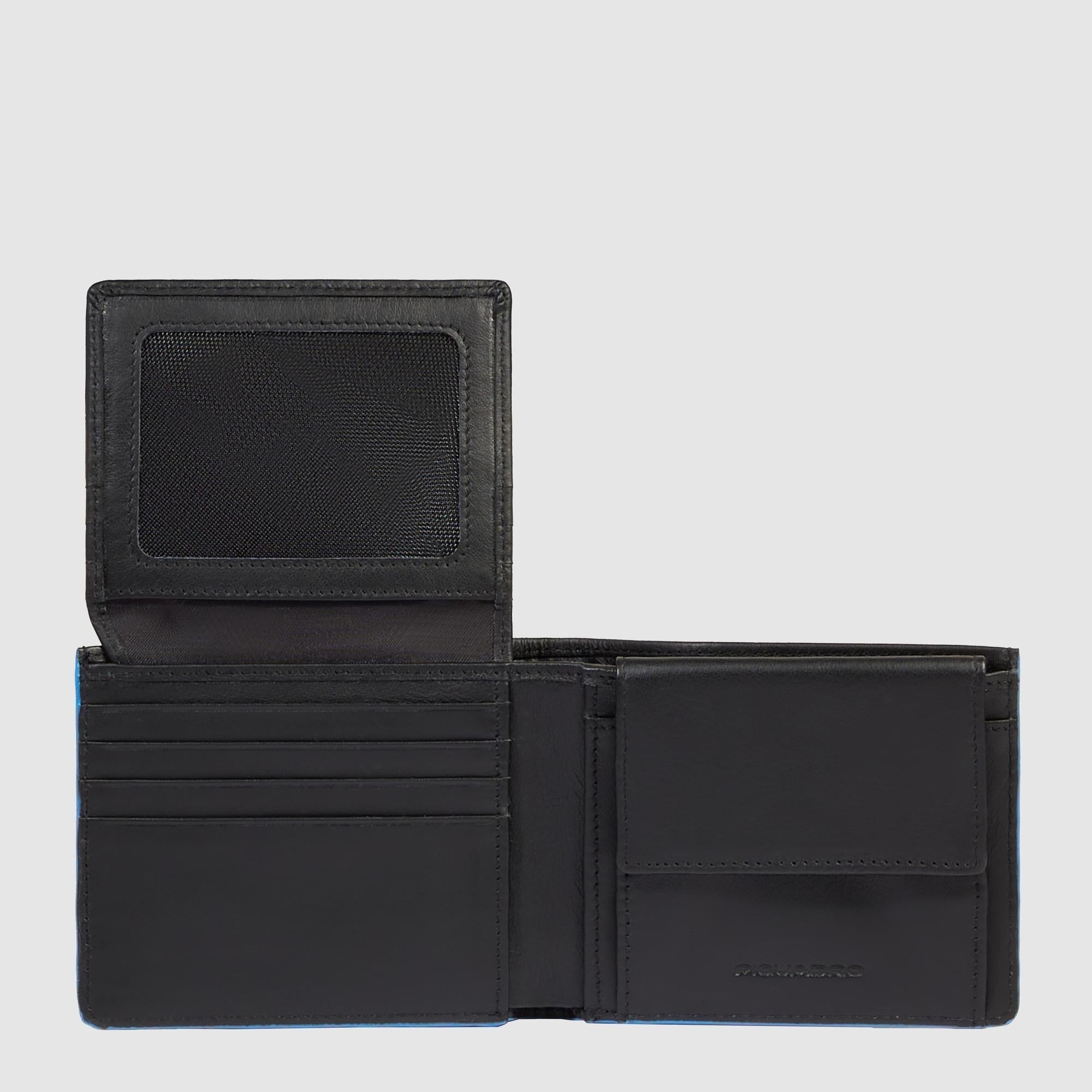 Portefeuille homme en cuir avec porte-CNI