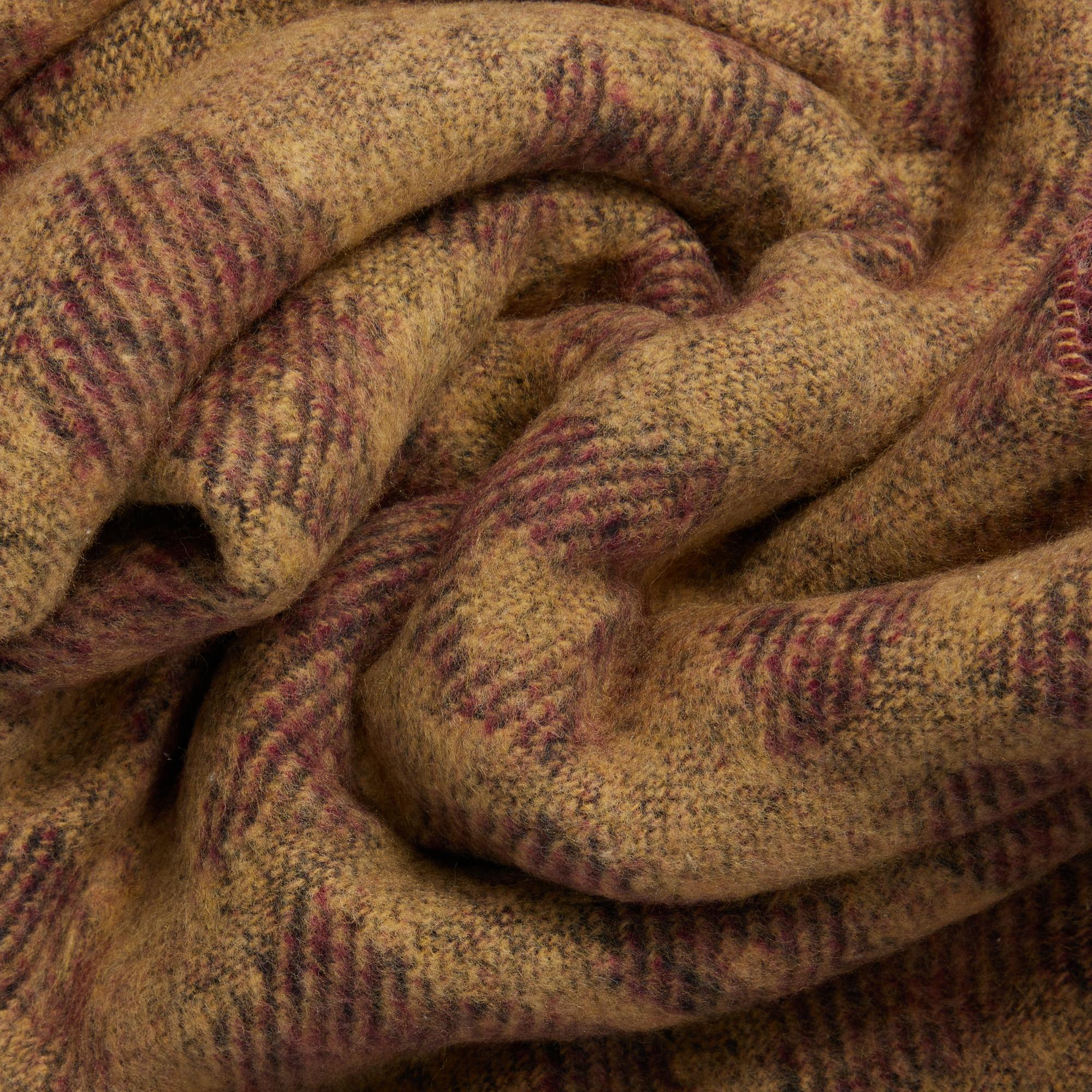 Women's animal print scarf with fringes - 3