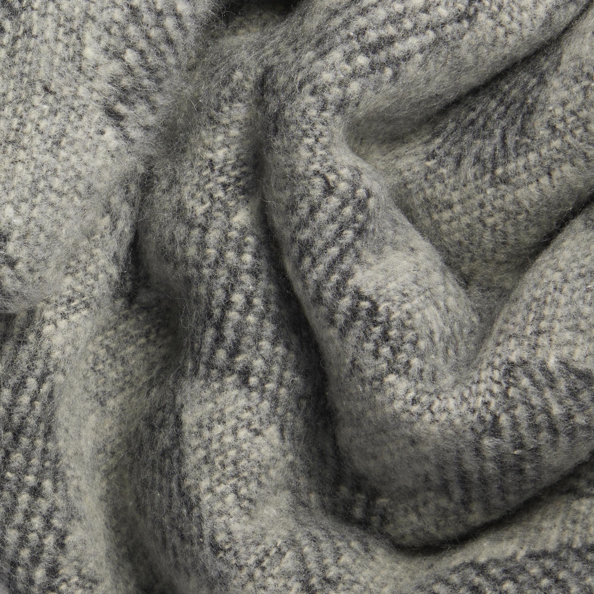 Écharpe femme à imprimé animalier à franges - 3