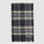 Men's scarf with madras check pattern
