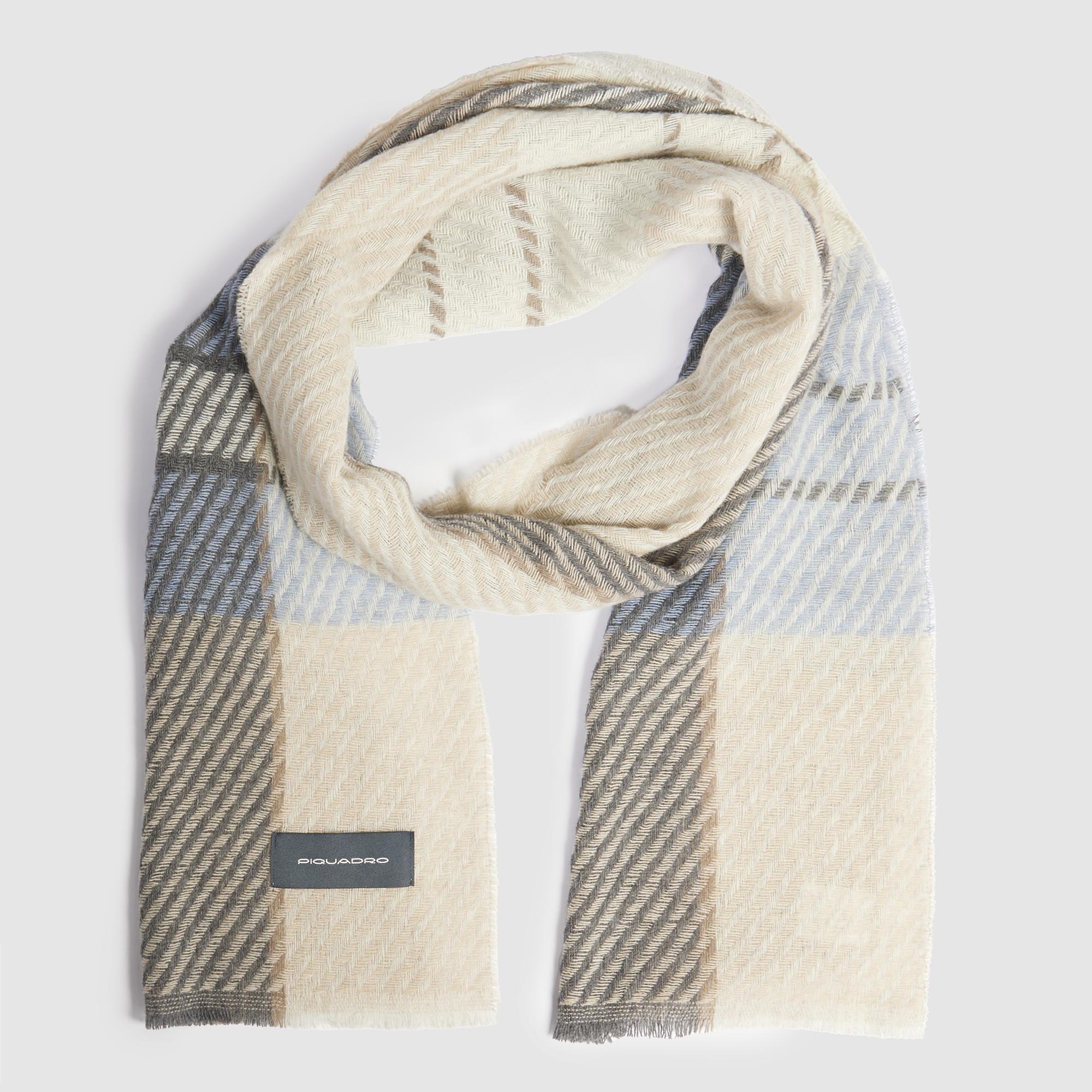 Men's scarf in wool and cashemere - 2