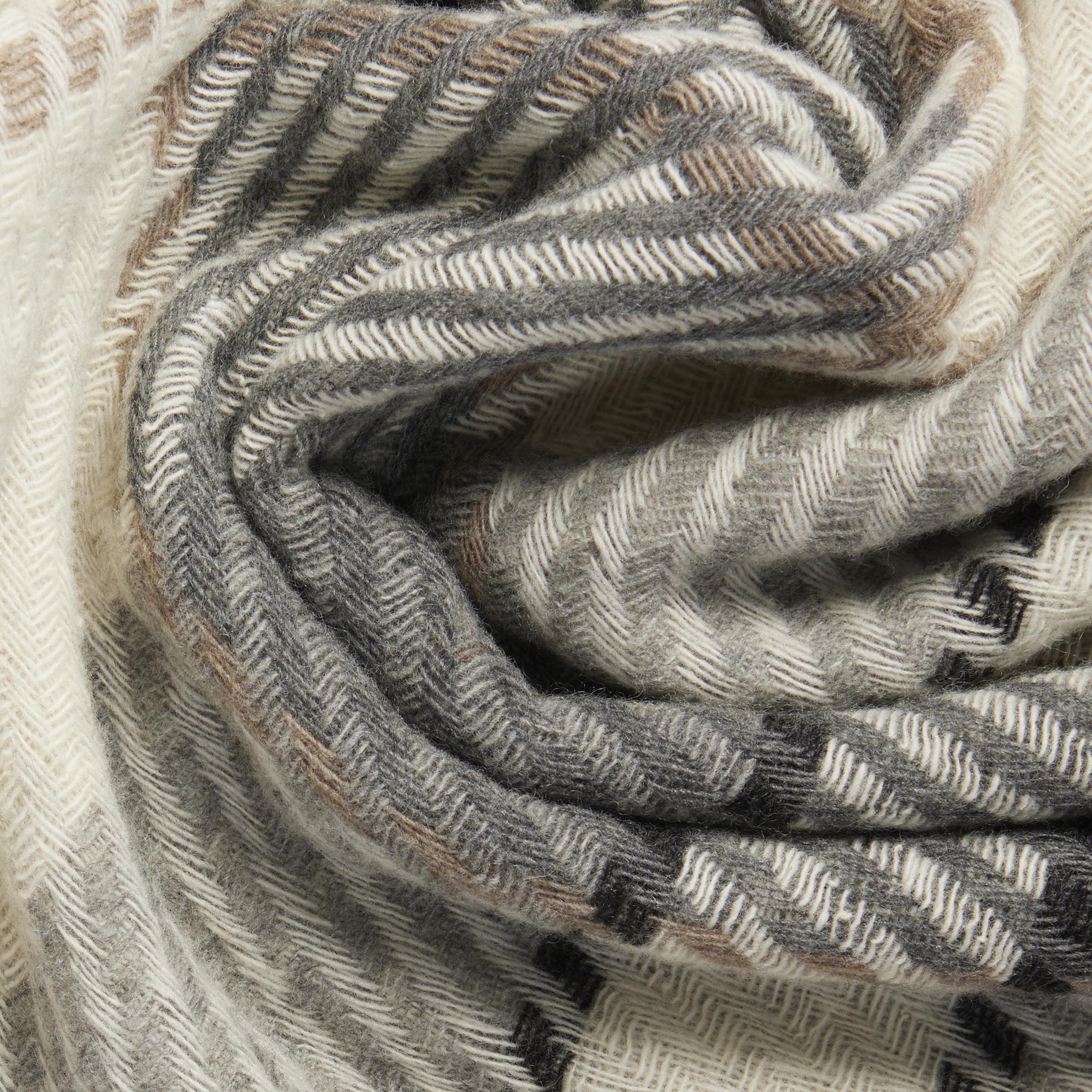 Men's scarf in wool and cashemere - 3