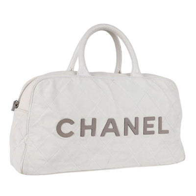 Sports Quilted Handbag White