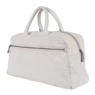 Sports Quilted Handbag White