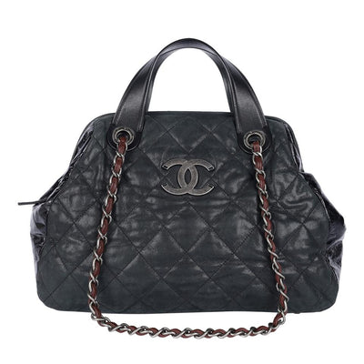 Iridescent Calfskin Quilted Large In The Mix Tote