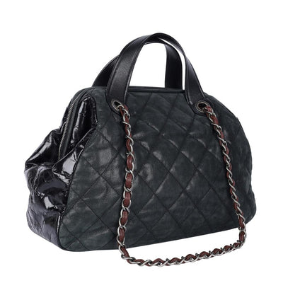 Iridescent Calfskin Quilted Large In The Mix Tote
