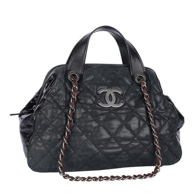 Iridescent Calfskin Quilted Large In The Mix Tote