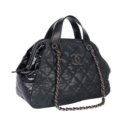 Iridescent Calfskin Quilted Large In The Mix Tote