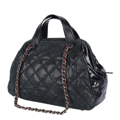 Iridescent Calfskin Quilted Large In The Mix Tote