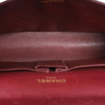 Classic 25 Double Flap Lambskin Leather Black